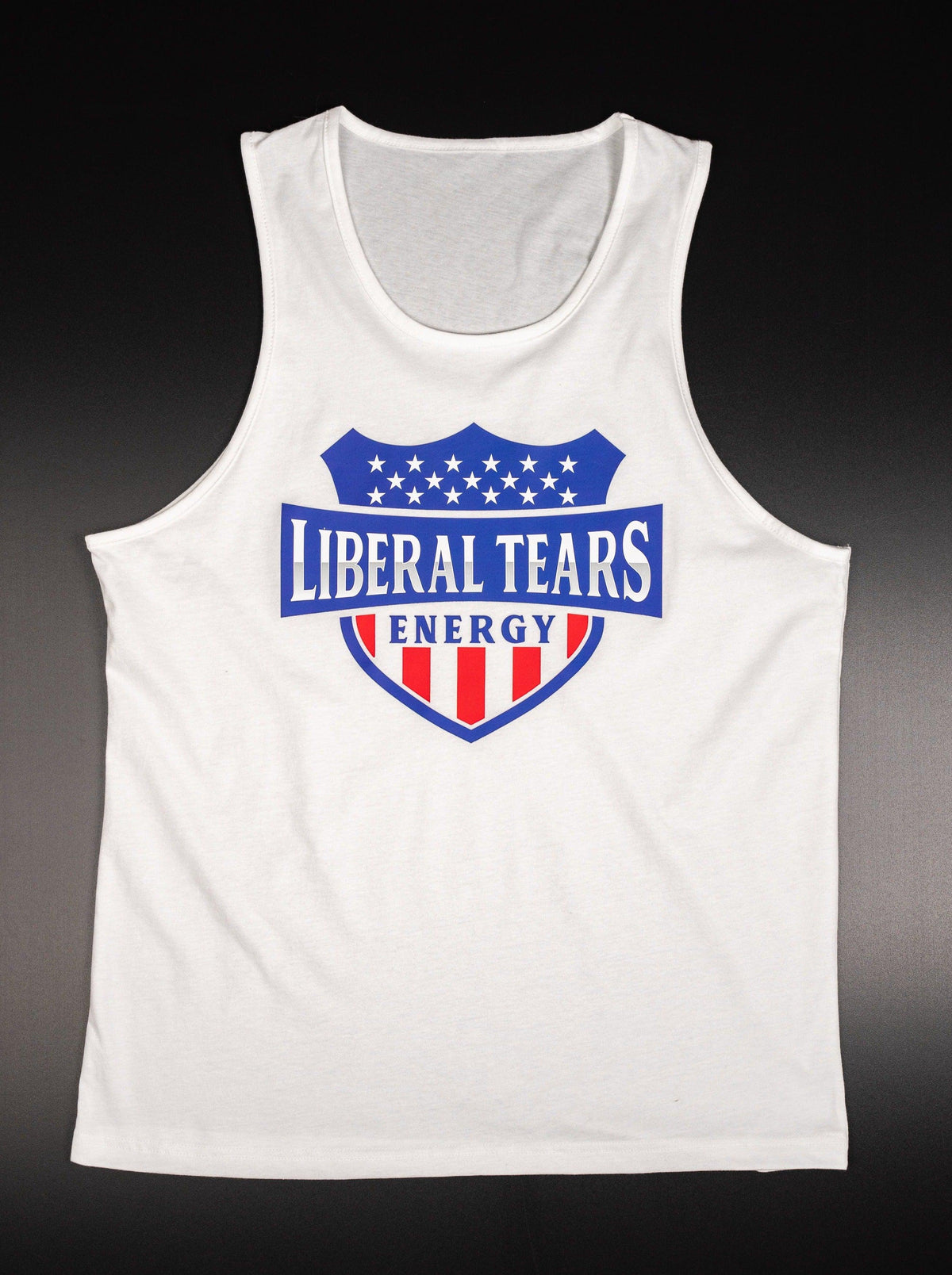 Liberal Tears Tank Top - Shield White - Liberal Tears Energy