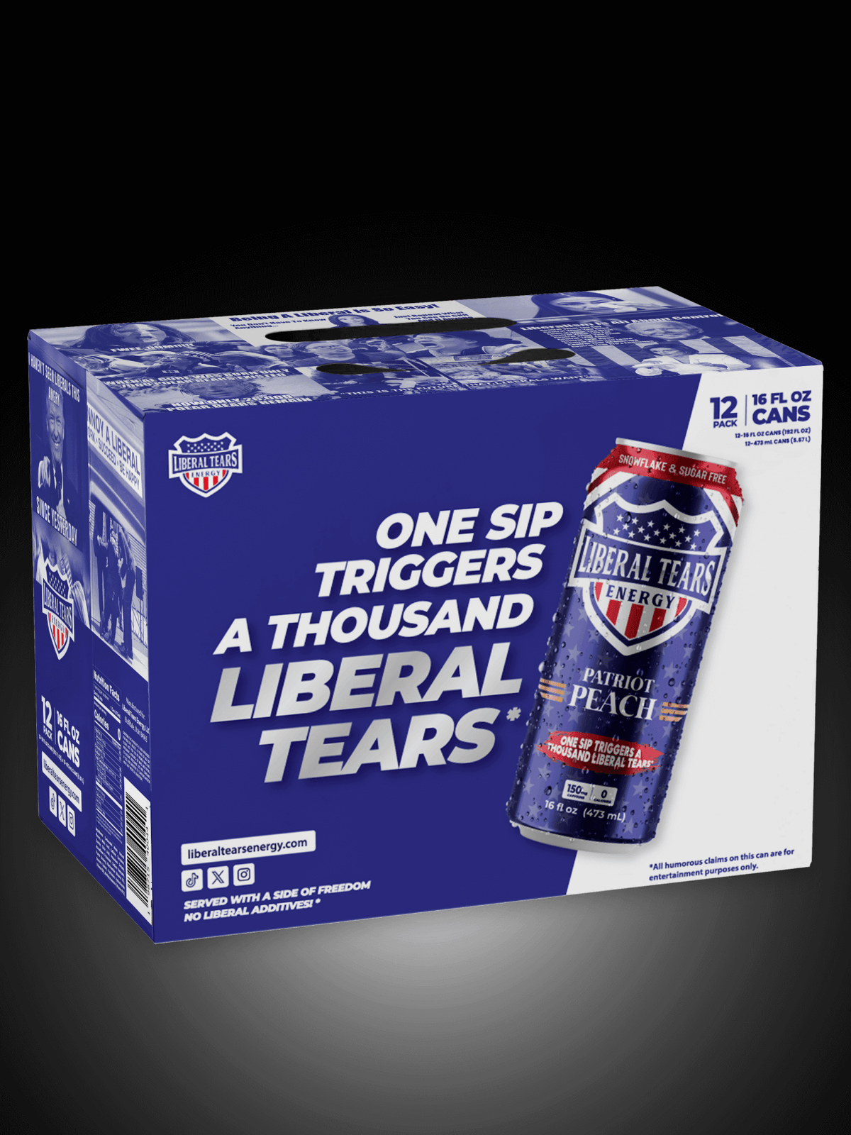 Liberal Tears Energy Drink - 12 Pack - Liberal Tears Energy