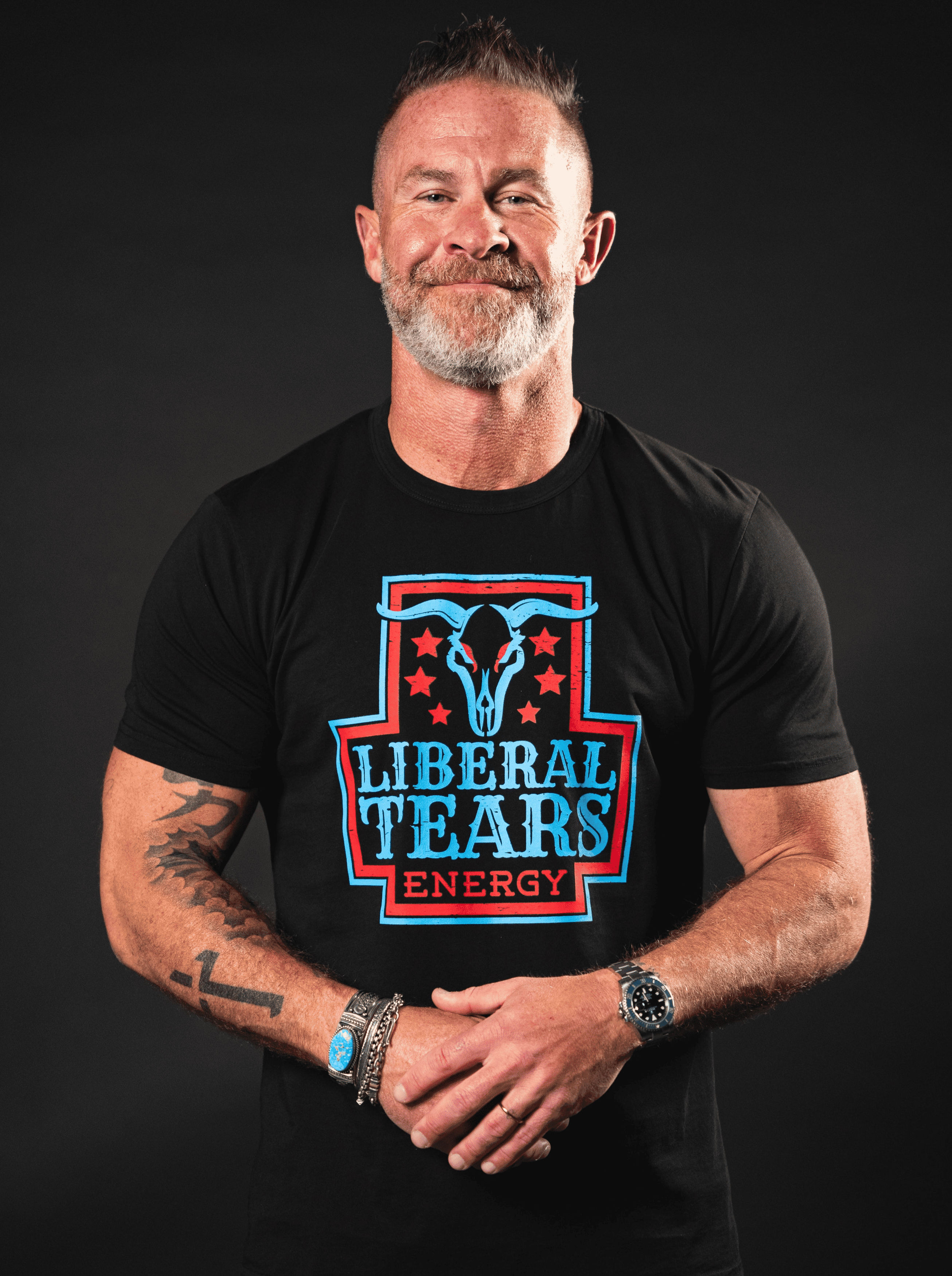 Liberal Tears T-shirt - Bison Black - Liberal Tears Energy